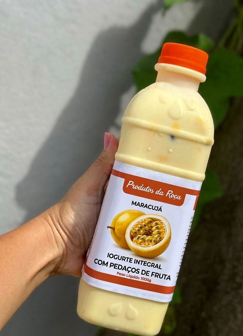 Iogurte Integral com Pedaços de Maracujá